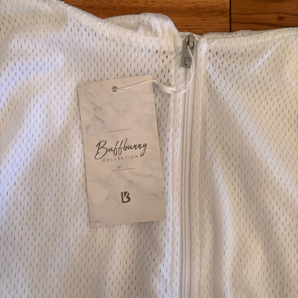 Buffbunny White Spice Mesh Crop Jacket – Size XXL – NWT - Picture 9 of 12